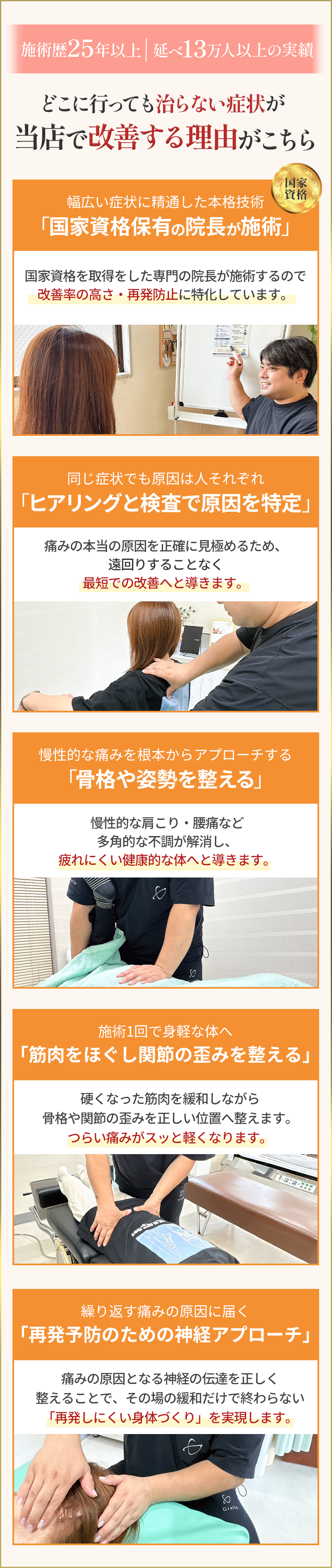 選ばれる理由